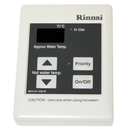 Rinnai Commercial Temperature Controller White MCC-91-2W